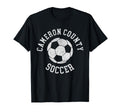 Cameron County Soccer Distressed 90S T-Shirt - Custom Art Print for Adults