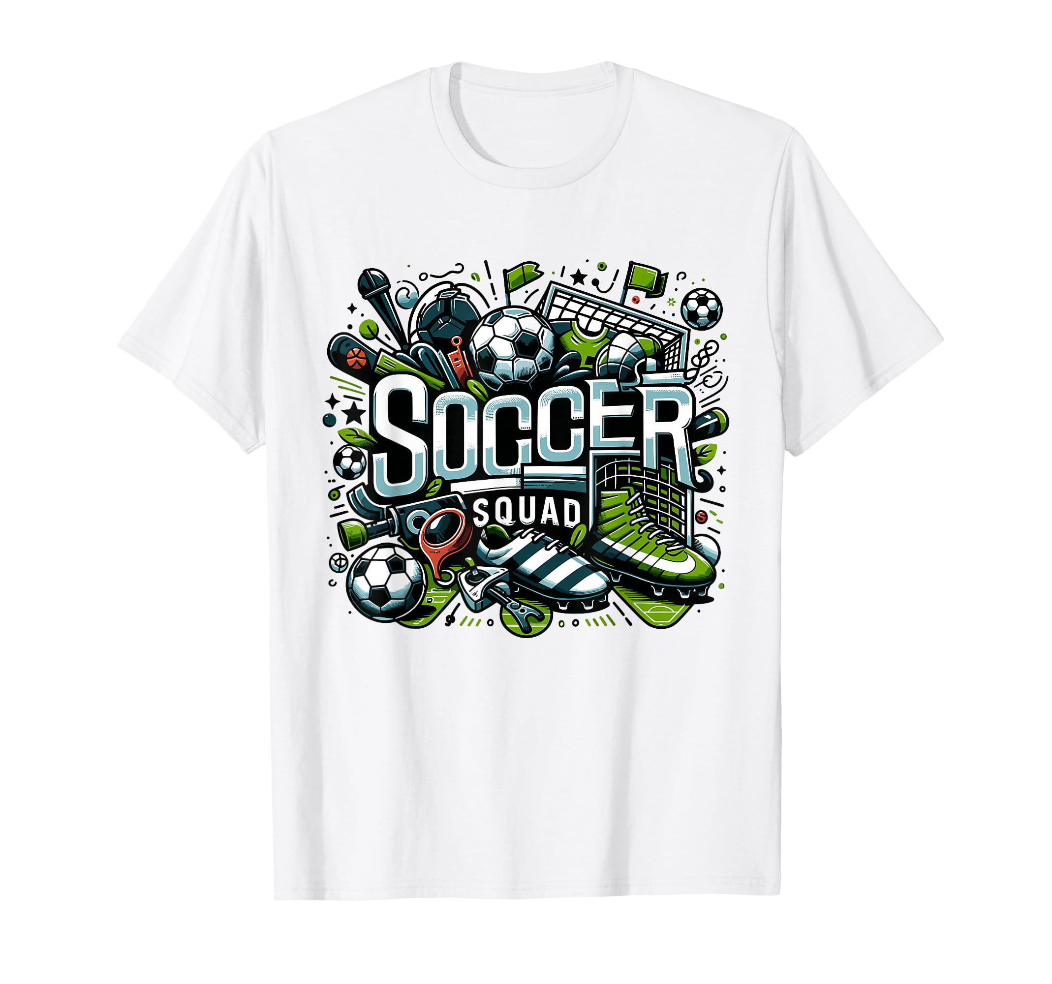 Soccer Squad Soccer Soccer Players T-Shirt - Fun Novelty Design Unisex