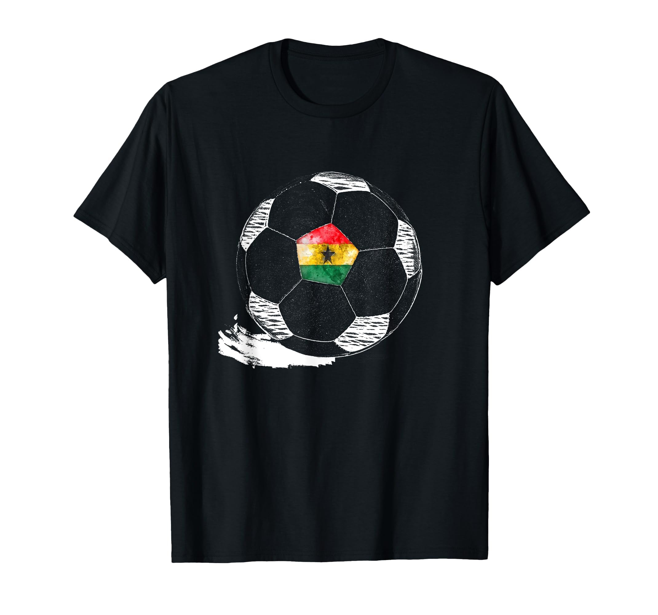 Soccer Ghana Flag Ghanaian Pride T-Shirt - Unique Graphic Men Women