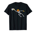 Skeleton Soccer Goalkeeper T-Shirt - Fun Novelty Design Men Women