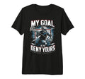 Funny Lacrosse Goalie Goalkeeper T-Shirt - Casual Everyday Wear for Adults