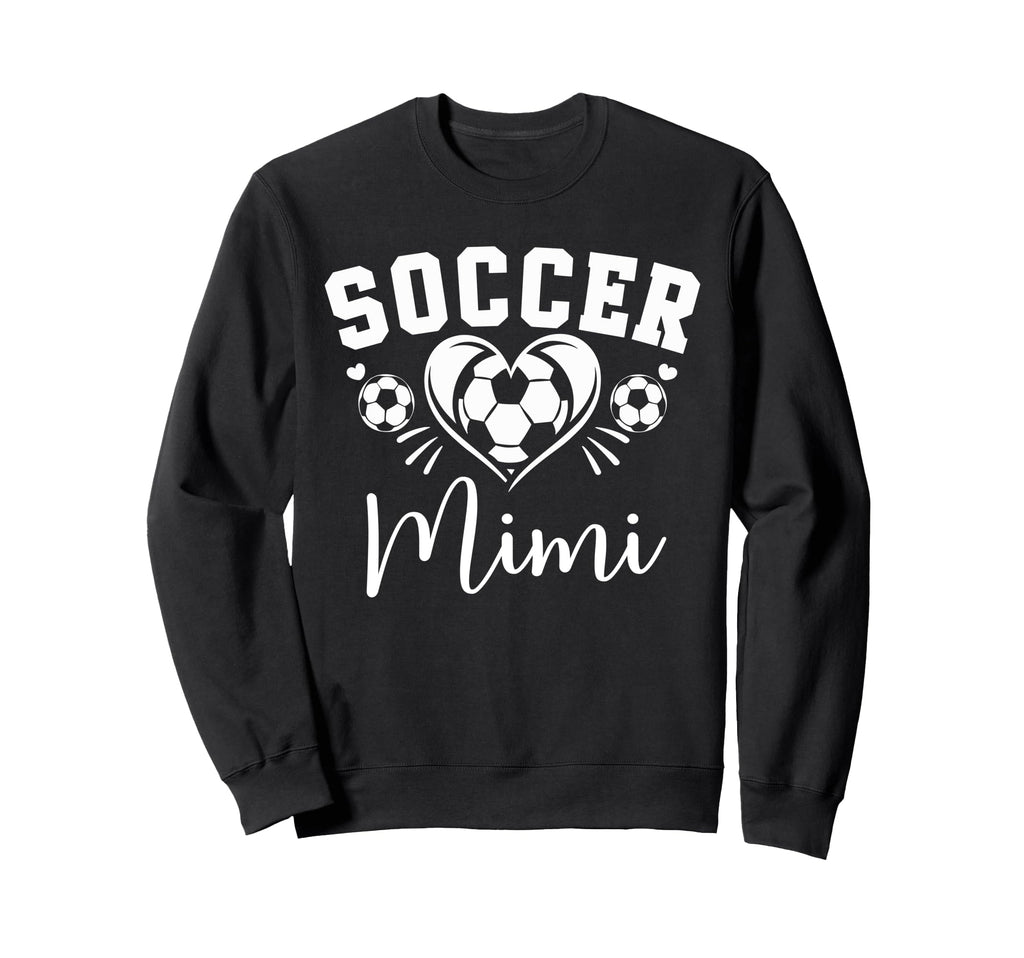 Soccer Mimi Soccer Heart Sweatshirt - Trendy Graphic Men Women