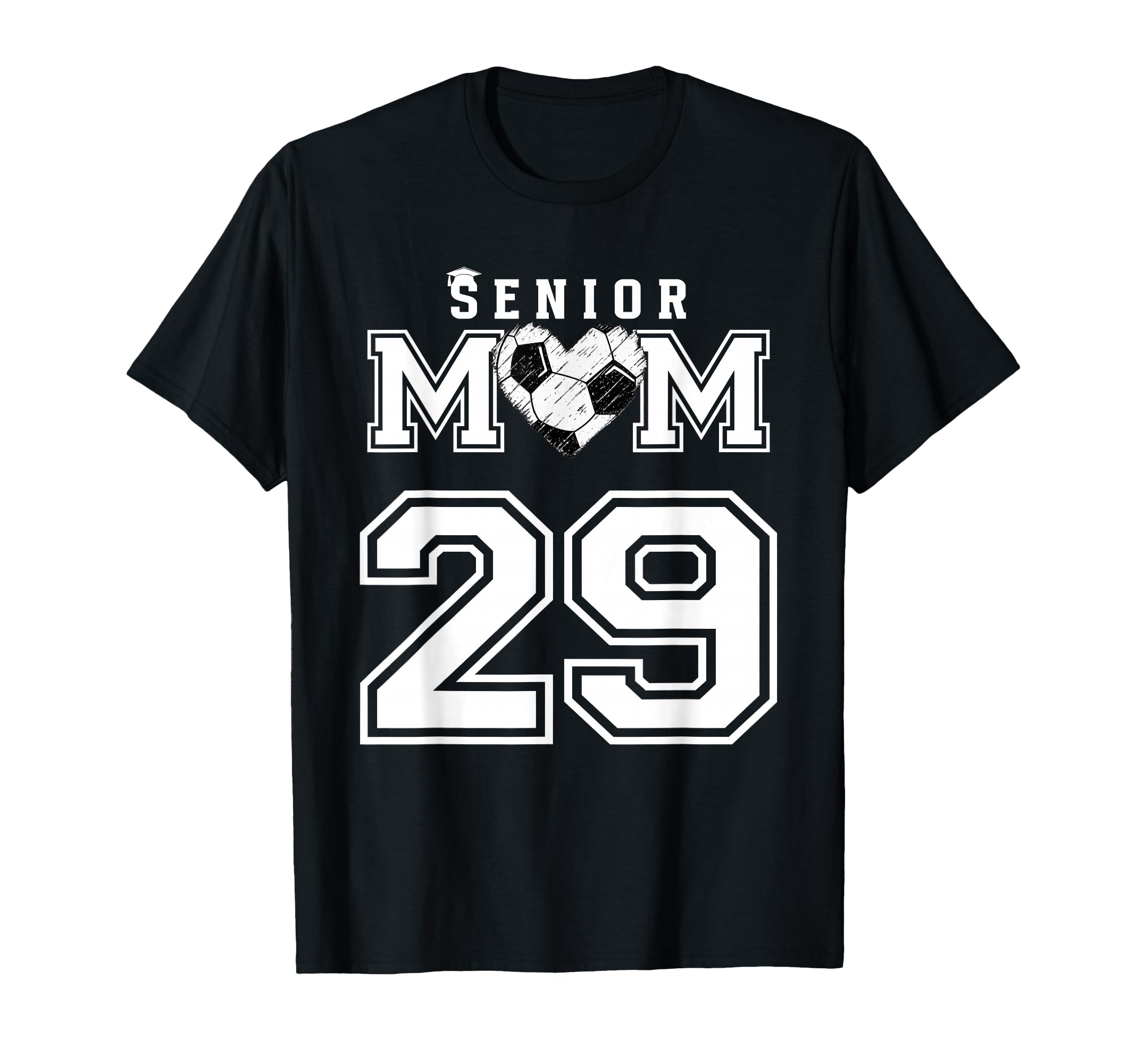Proud Senior Soccer Mom Custom Jersey T-Shirt - Graphic Print Men Women