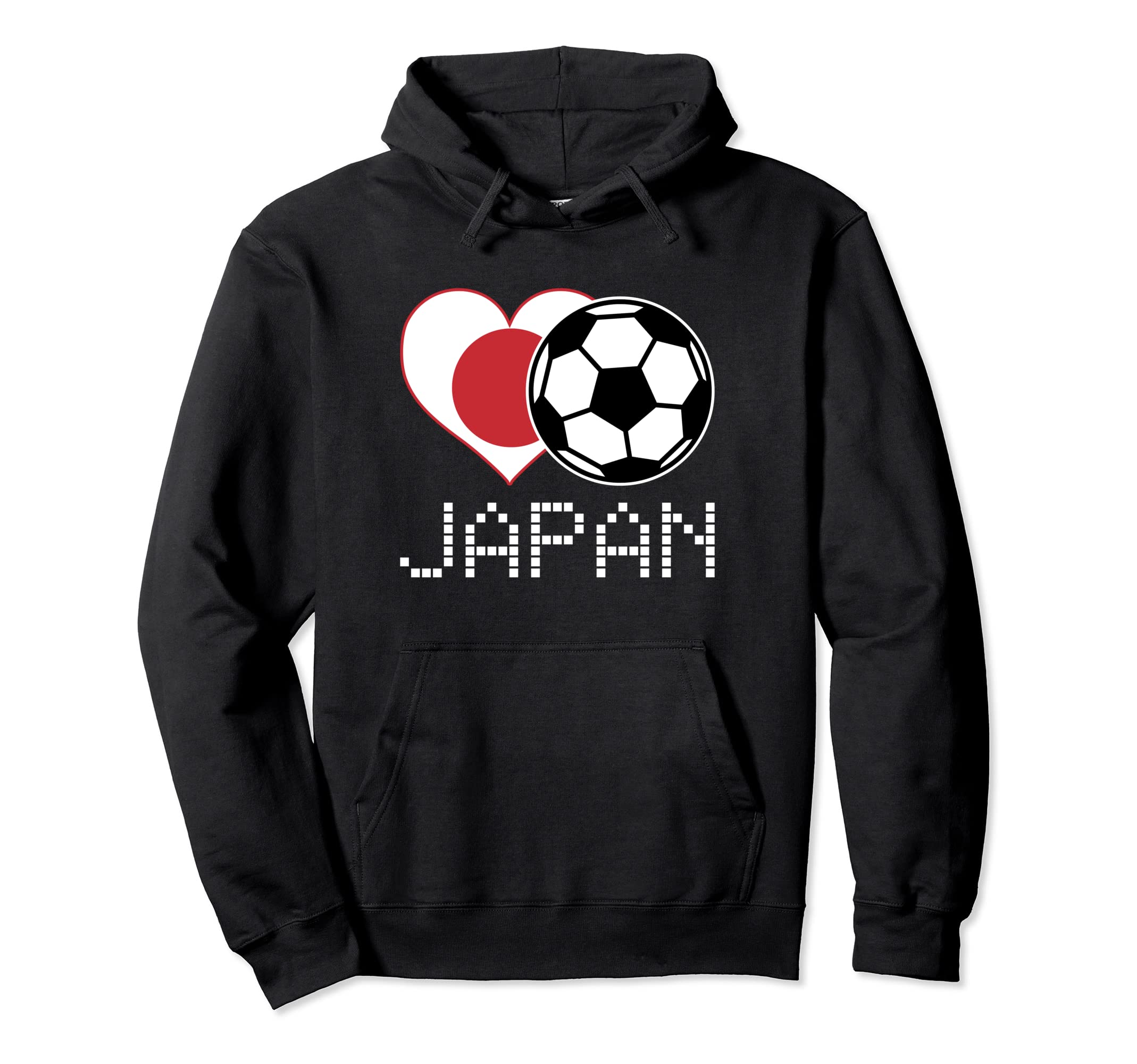Japan Soccer Japanese Flag Love Country Hoodie - Custom Art Print Unisex