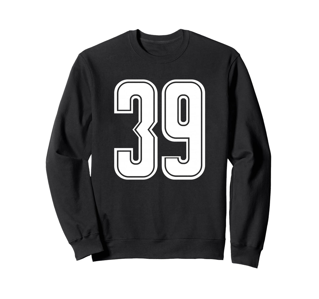 Sport Team Number 39 Sweatshirt - Minimalist Print Men Women