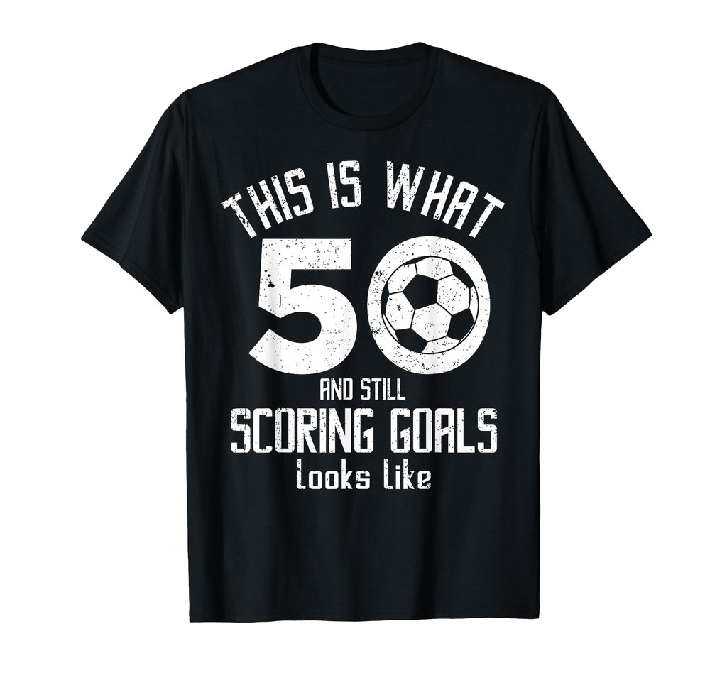 Funny Soccer 50Th Birthday 50 Years T-Shirt - Novelty Apparel Men Women