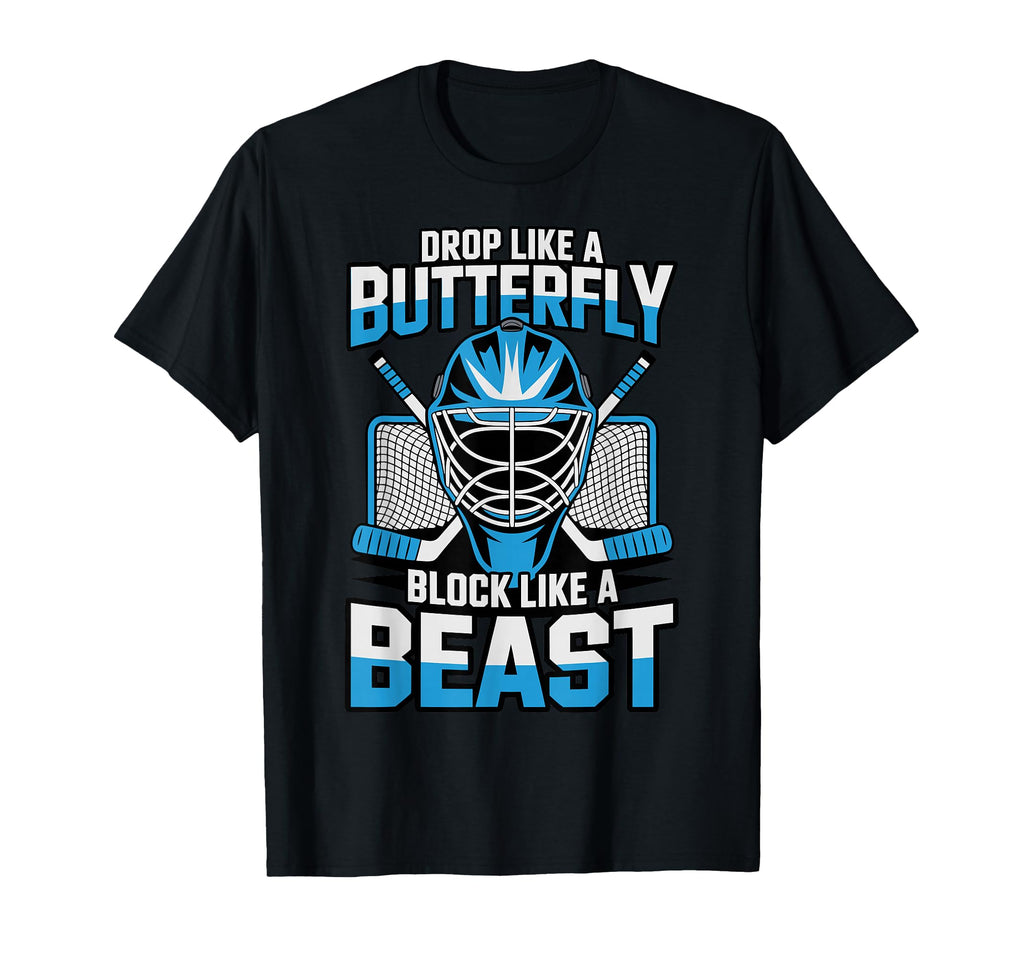 Ice Hockey Goalkeeper Butterfly T-Shirt - Casual Everyday Wear for Adults