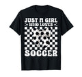 Just Who Loves Soccer Coquette T-Shirt - Casual Everyday Wear for Adults