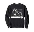 Skeleton Soccer Funny Halloween Sweatshirt - Aesthetic Graphic for Adults
