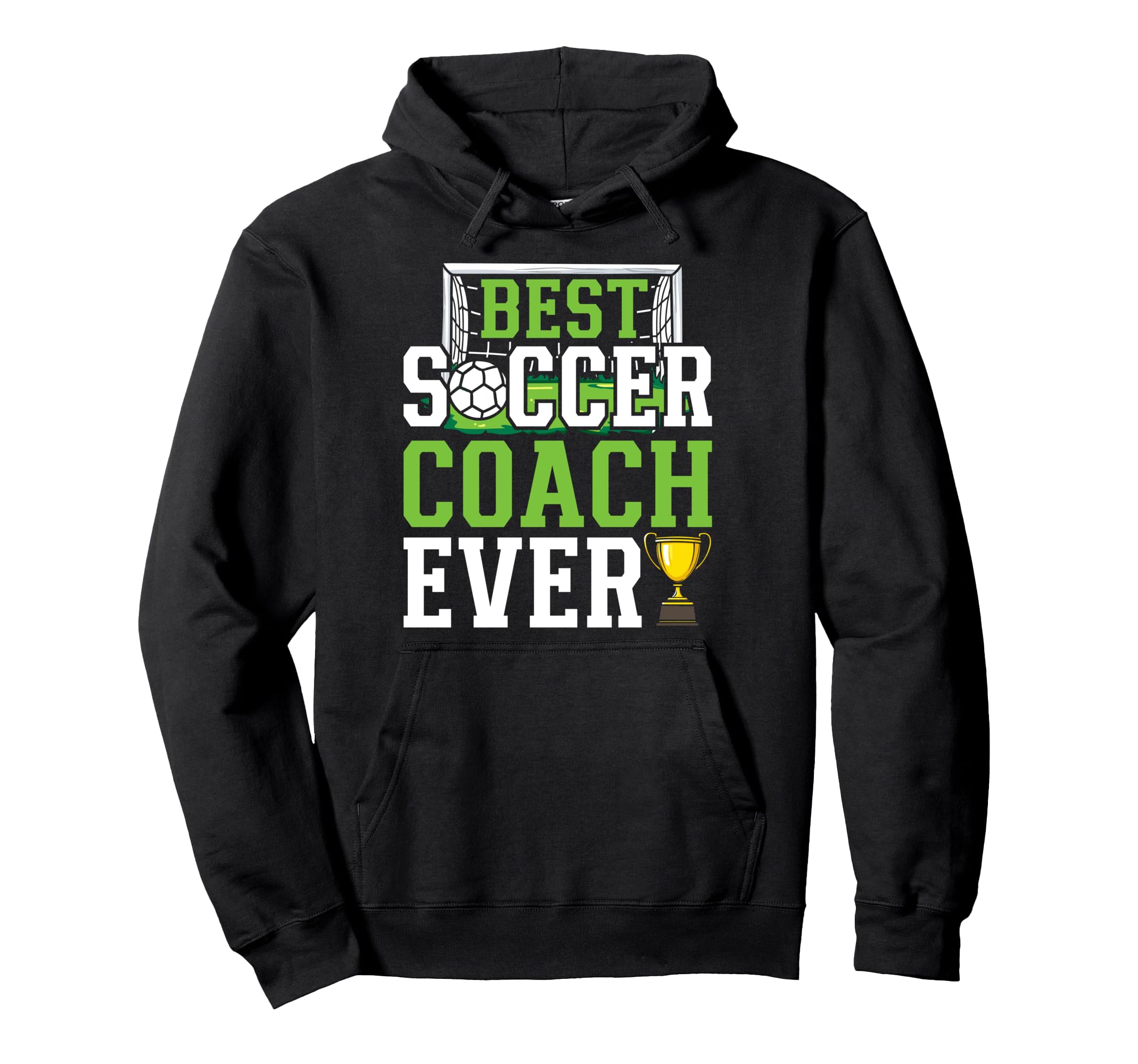 Best Soccer Coach Ever Funny Trainer Hoodie - Aesthetic Graphic Men Women
