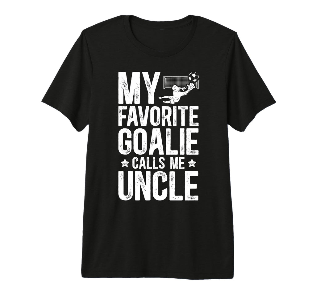 Mens Proud Soccer Goalie Uncle T-Shirt - Aesthetic Graphic Men Women