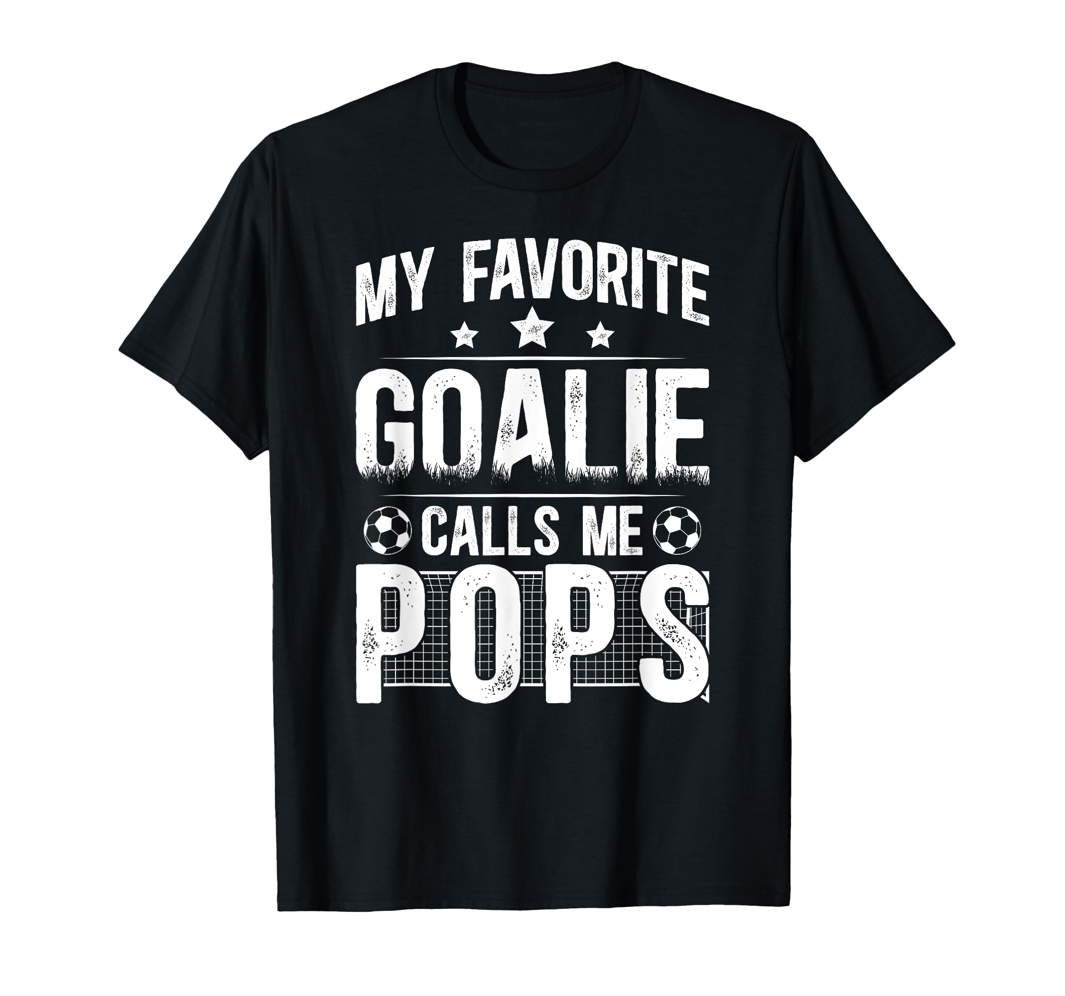 My Favorite Soccer Goalie Pops Soccer T-Shirt - Fun Novelty Design Unisex