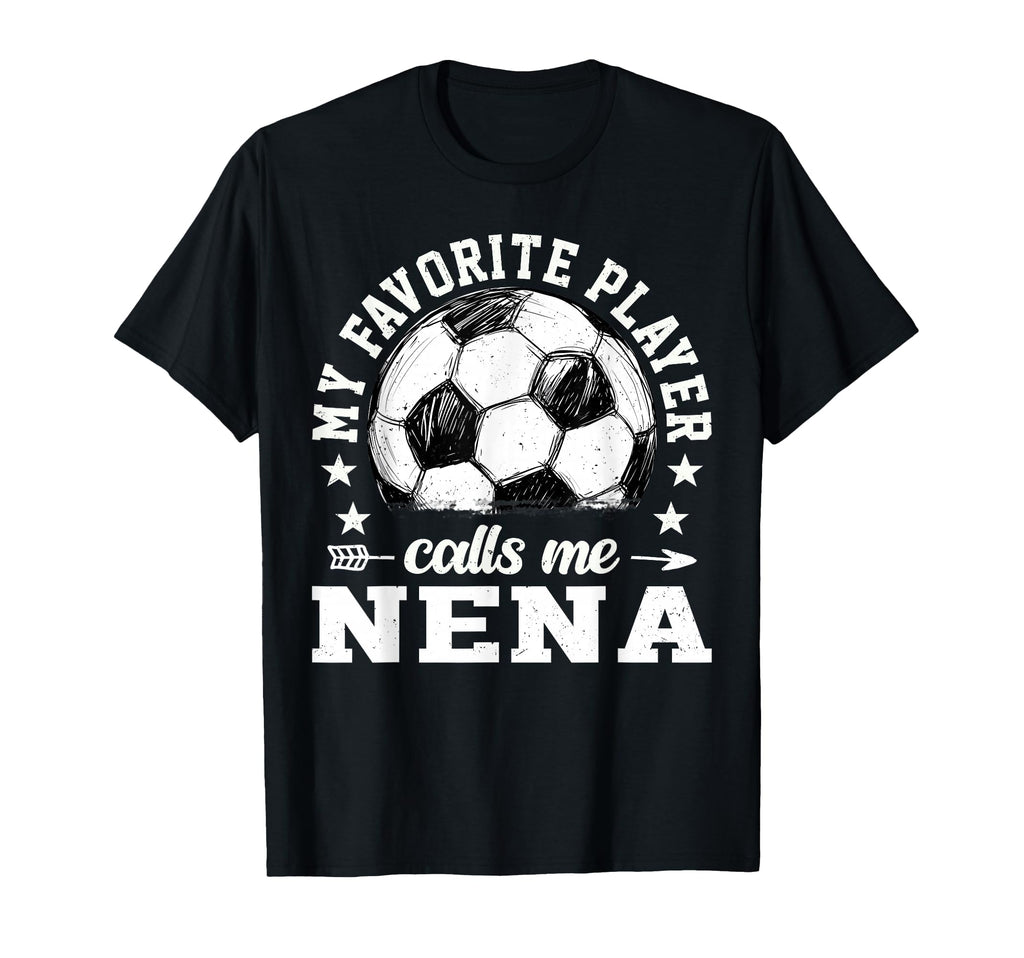 Soccer Player My Favorite Player Calls T-Shirt - Graphic Print for Adults
