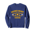 Sacred Heart Cougars Soccer Ball 2025 Sweatshirt - Trendy Graphic Men Women