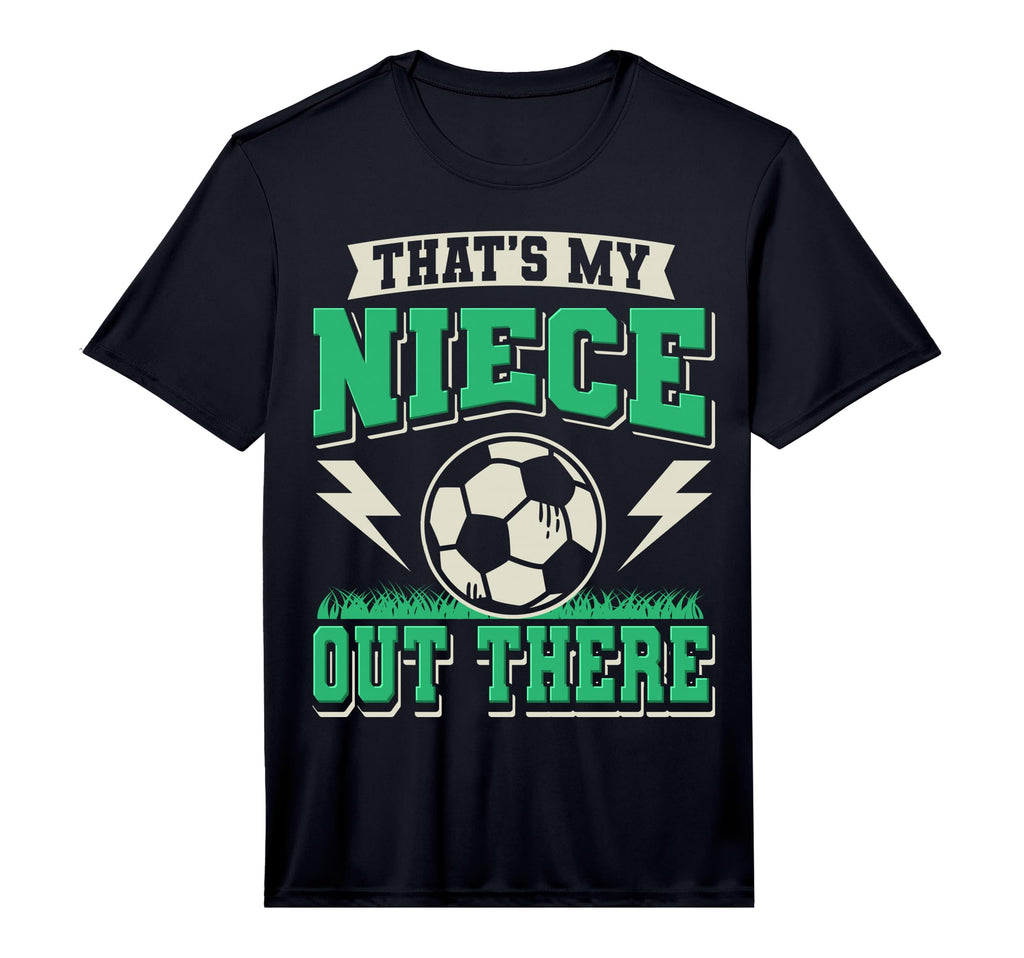 Mens Thats My Niece Out There Soccer Uncle T-Shirt - Trendy Graphic Unisex