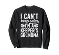 Im Hockey Keeper Grandma Ice Hockey Sweatshirt - Unique Graphic Unisex