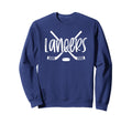 Lancers Hockey Team Mascot School Sweatshirt - Minimalist Print for Adults