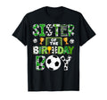 Sister Birthday Soccer Player Game Day T-Shirt - Streetwear Style Men Women