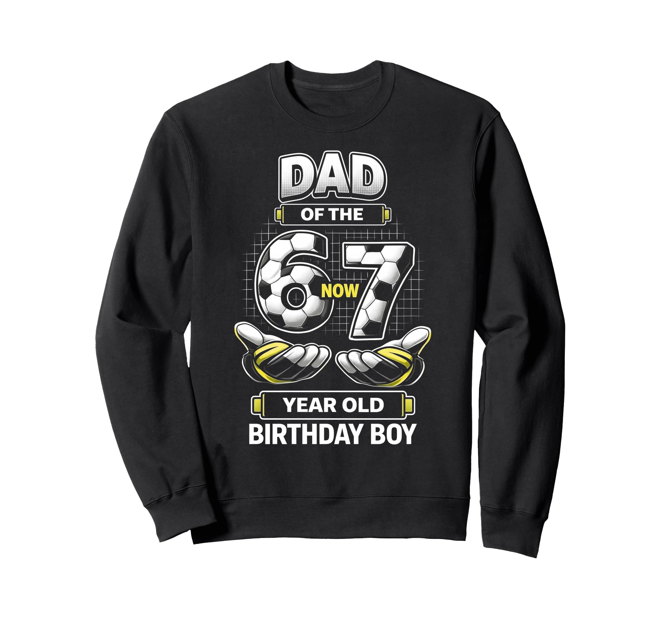 Birthday I Was 6 Now Im 7 Six Seven Sweatshirt - Trendy Graphic Unisex