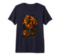 Halloween Skeleton Playing Soccer T-Shirt - Novelty Apparel Men Women