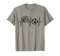 Shih Tzu Soccer Lover Heartbeat Dog T-Shirt - Aesthetic Graphic Men Women
