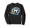 Soccer Ball Break Wall Soccer Sport Sweatshirt - Trendy Graphic Men Women