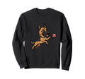 Soccer Ball German Shepherd Dog Sweatshirt - Custom Art Print for Adults