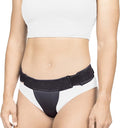 BraceAbility Pelvic Pro Support Belt - Patented, Original Prolapsed Uterus Brace for Women Treating Dropped Bladder, Uterine Prolapse, Vulvar Varicosities, Postpartum, Symphysis Pubis Dysfunction (L)