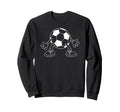 Soccer Goalie Funny Soccer Sports Sweatshirt - Unique Graphic Unisex