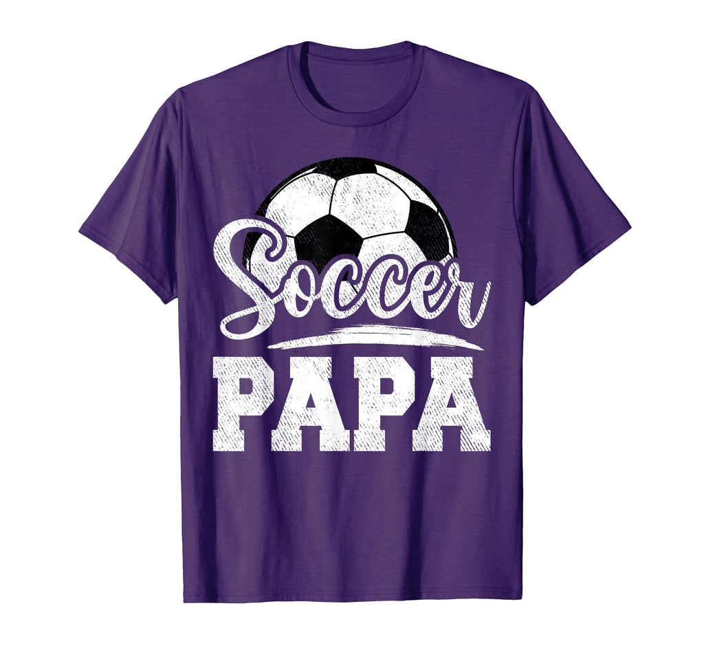 Soccer Papa Soccer Player Game Day T-Shirt - Streetwear Style Unisex