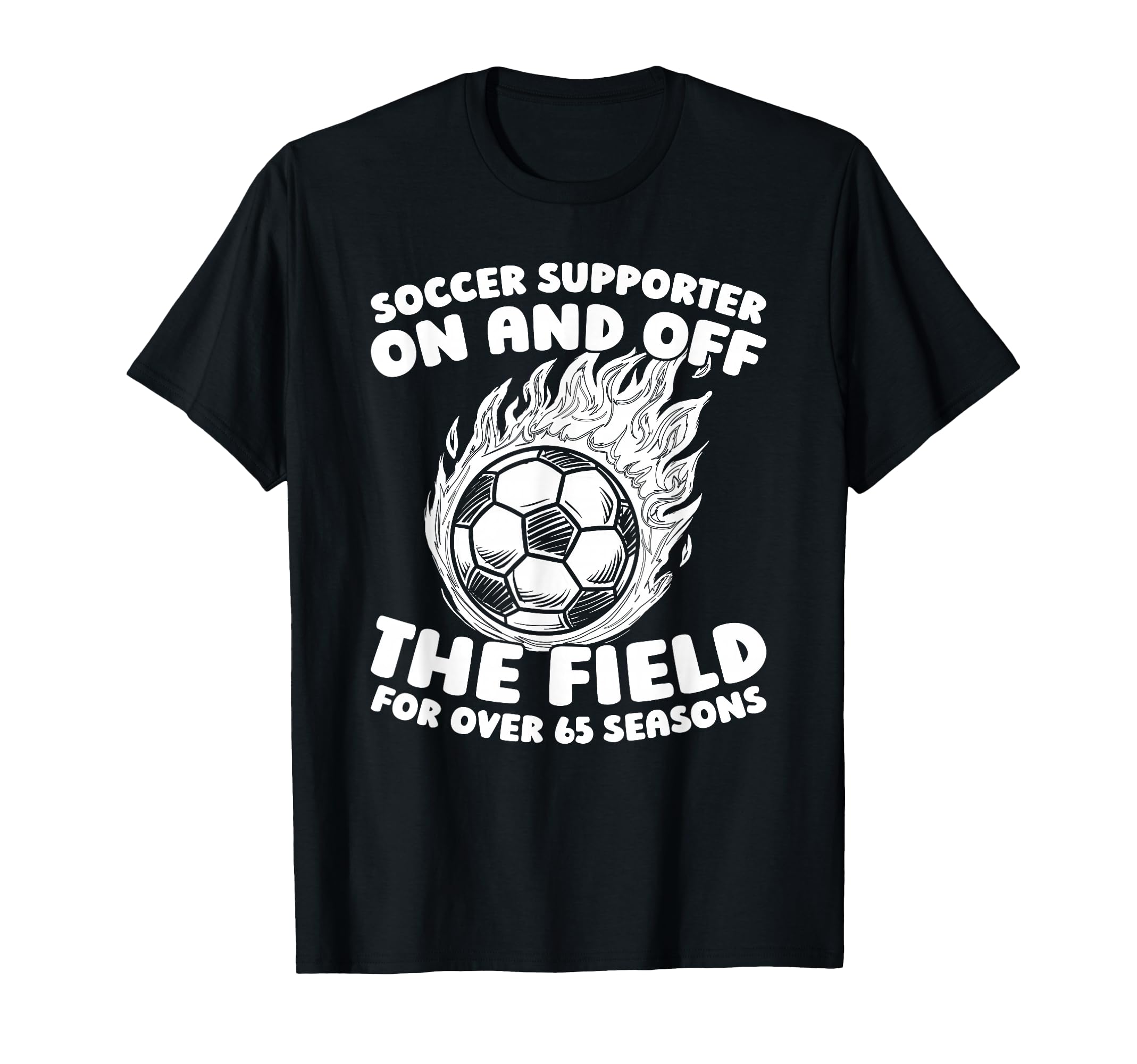 65Th Birthday Soccer Team Sports T-Shirt - Unique Graphic for Adults