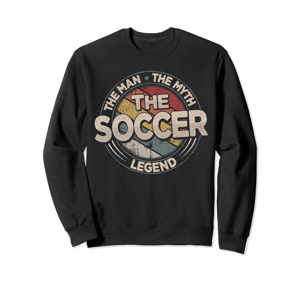 Soccer Legend Soccer Player Soccer Sweatshirt - Minimalist Print for Adults
