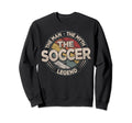 Soccer Legend Soccer Player Soccer Sweatshirt - Minimalist Print for Adults