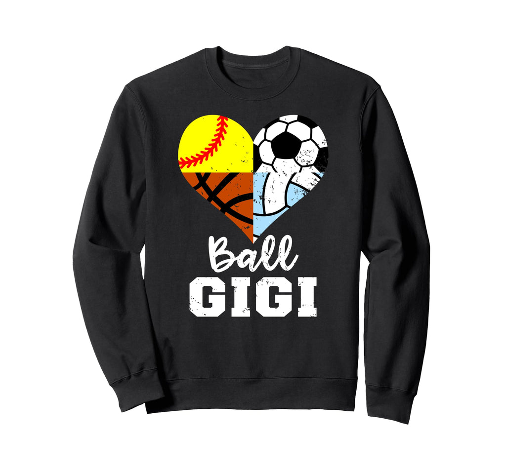 Ball Gigi Soccer Softball Volleyball Sweatshirt - Graphic Print for Adults