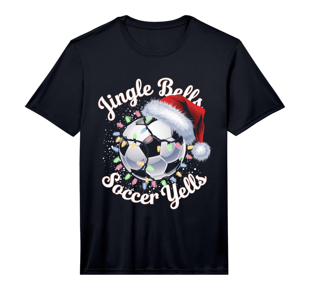 Jingle Bells Soccer Yells Funny Soccer T-Shirt - Unique Graphic Men Women