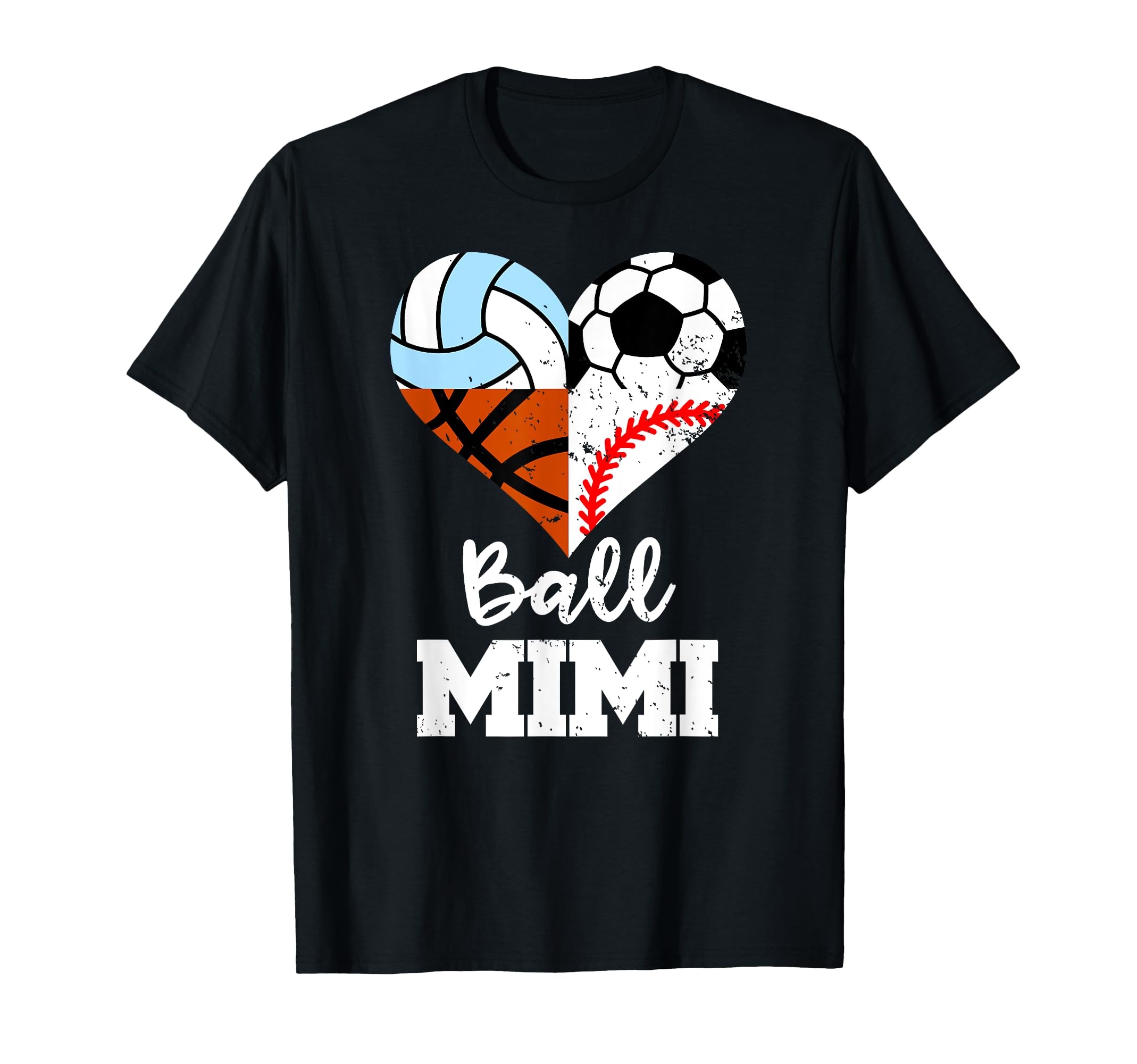 Ball Mimi Soccer Baseball Volleyball T-Shirt - Streetwear Style Men Women