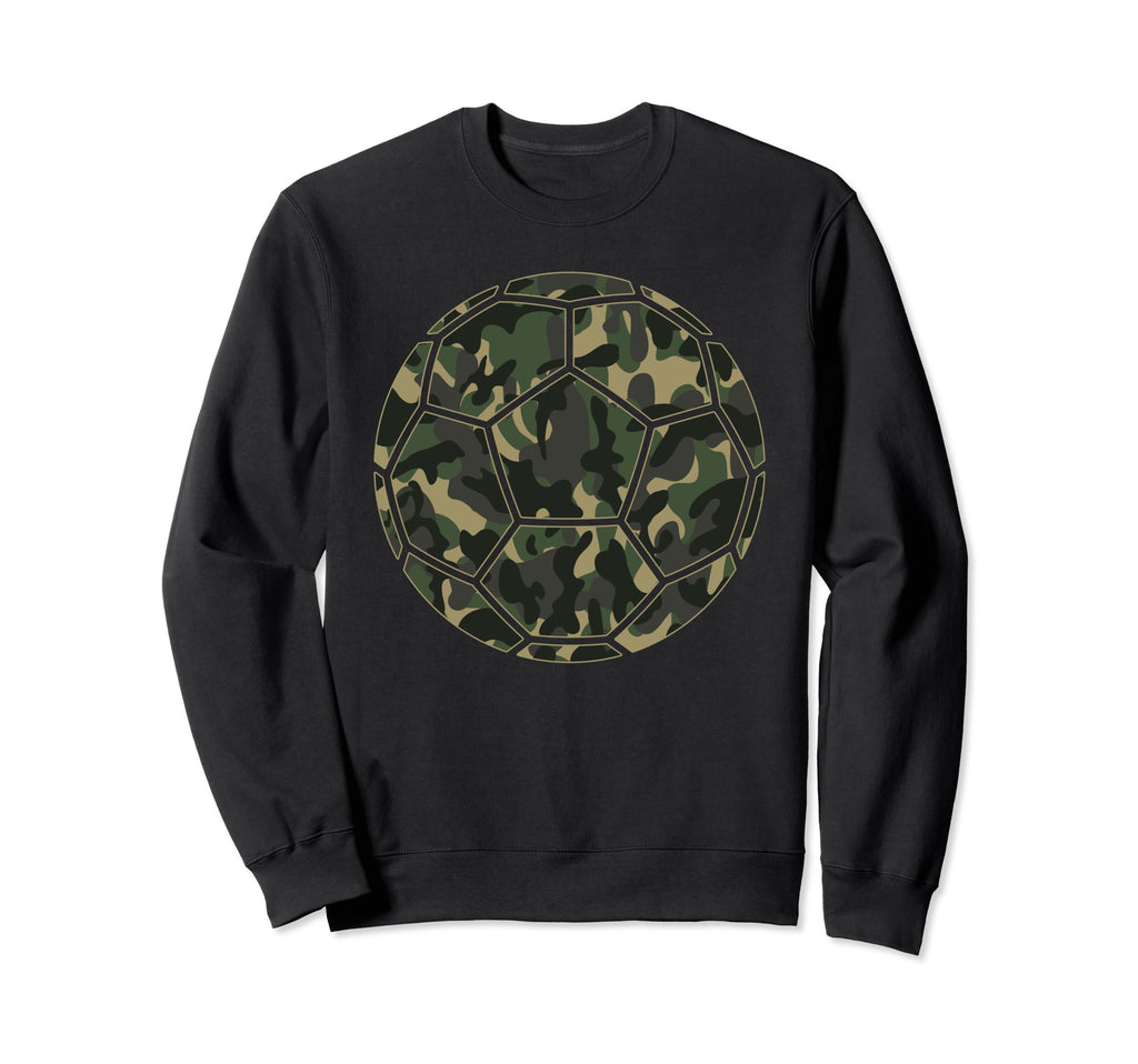 Soccer Player Camo Soccer Lover Sweatshirt - Custom Art Print Unisex