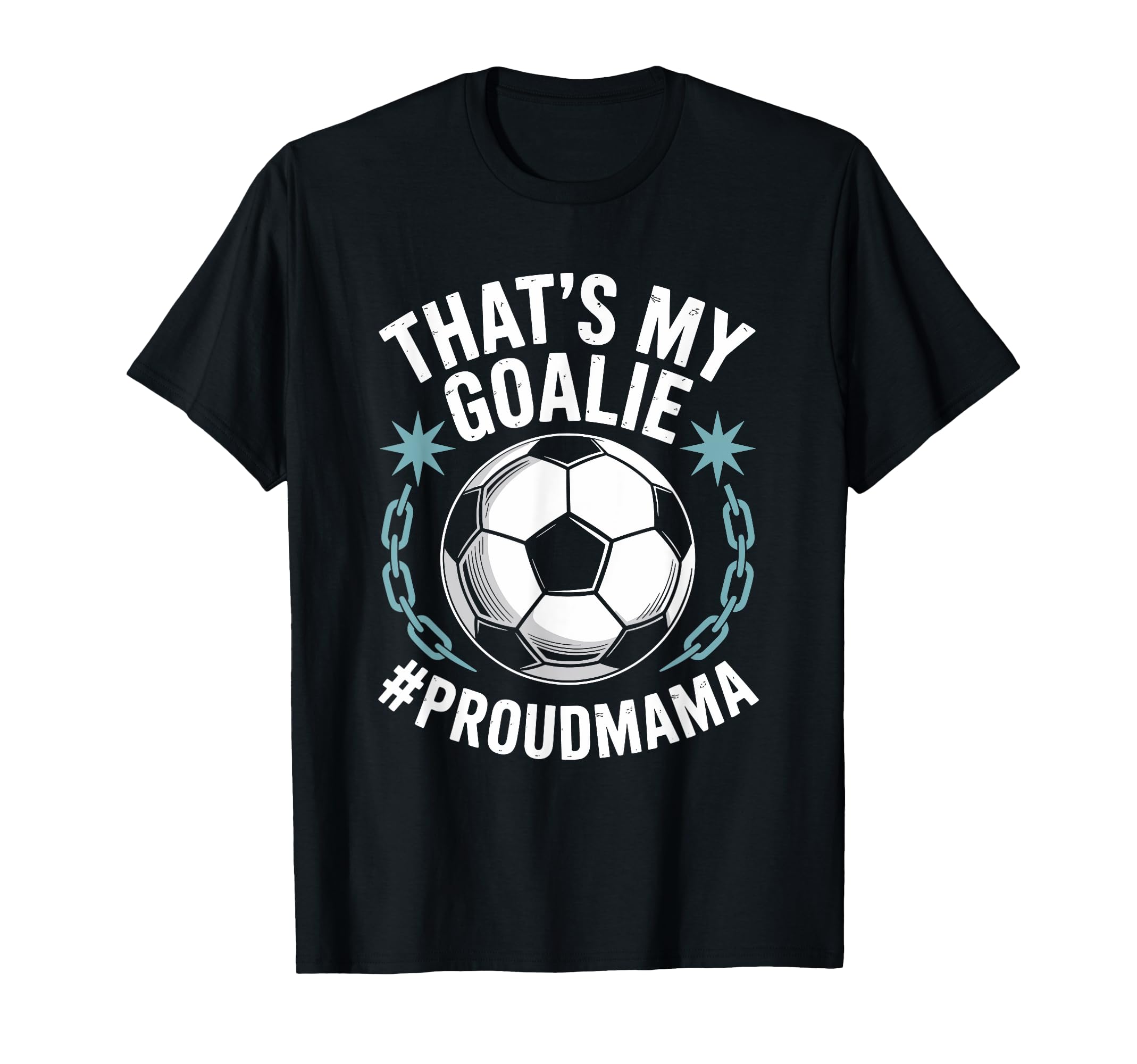Coal Keeper Soccer Player Mother T-Shirt - Minimalist Print for Adults