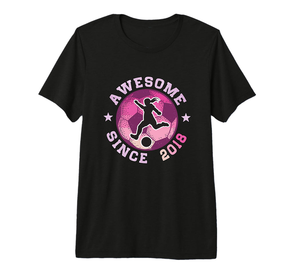 8Th Birthday Soccer Player Awesome T-Shirt - Novelty Apparel Men Women