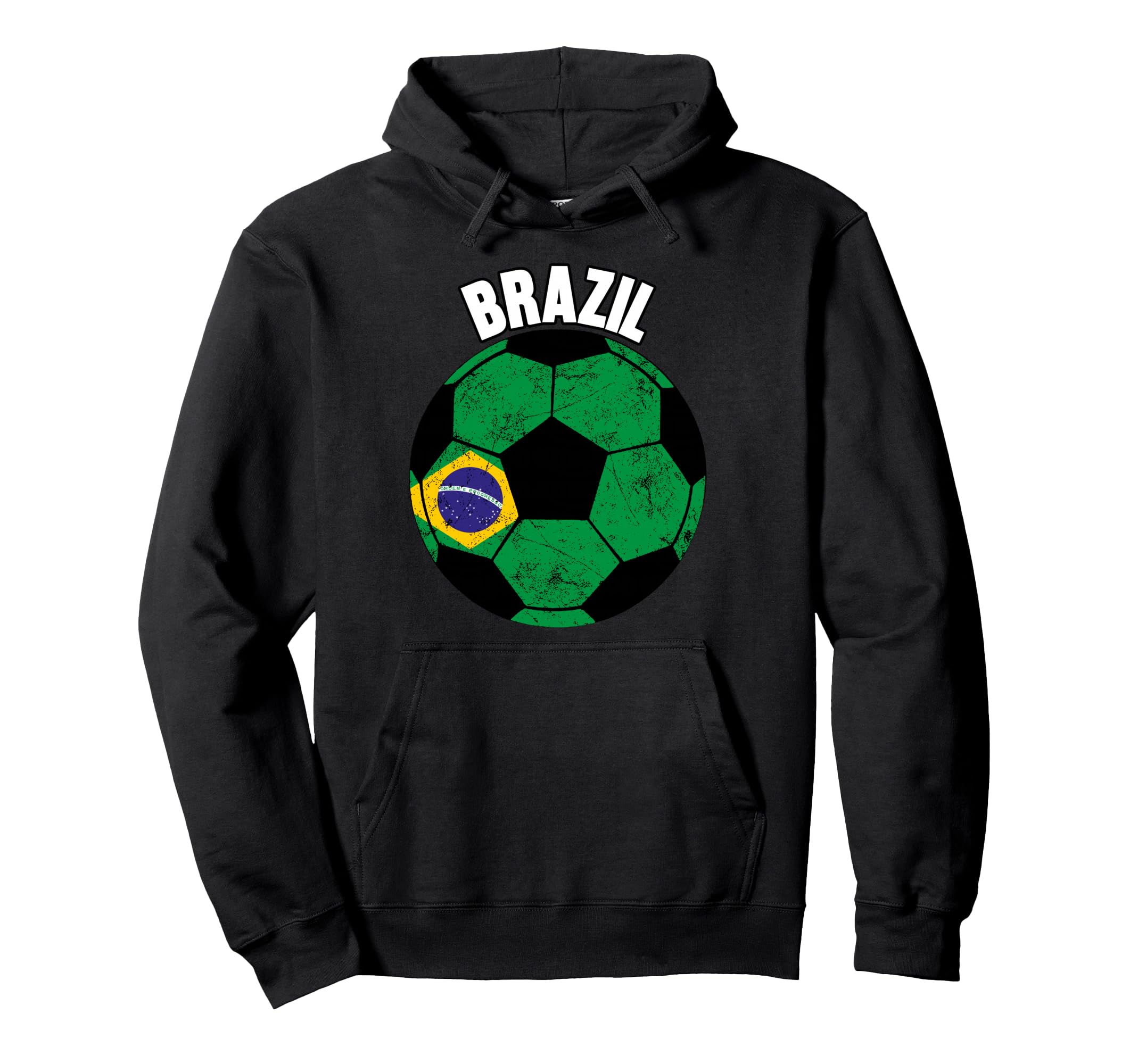 Brazil Football Fan Soccer Game Player Hoodie - Novelty Apparel Unisex