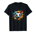 Dark Soccer Football Love Sweatshirt - Unique Graphic for Adults