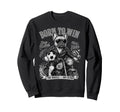 French Bulldog Ride Motorbike Love Sweatshirt - Custom Art Print Unisex