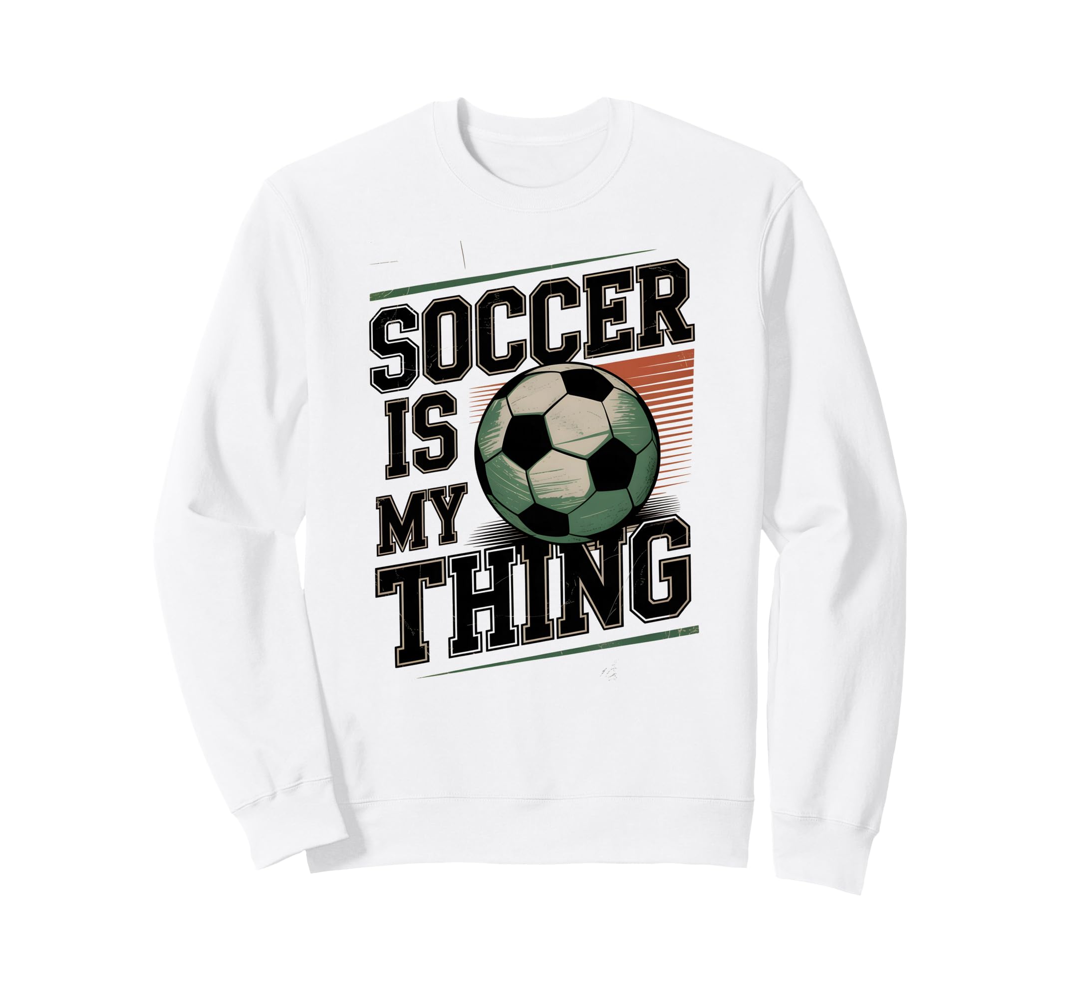 Soccer Is My Thing Scorer Mom Sweatshirt - Unique Graphic for Adults