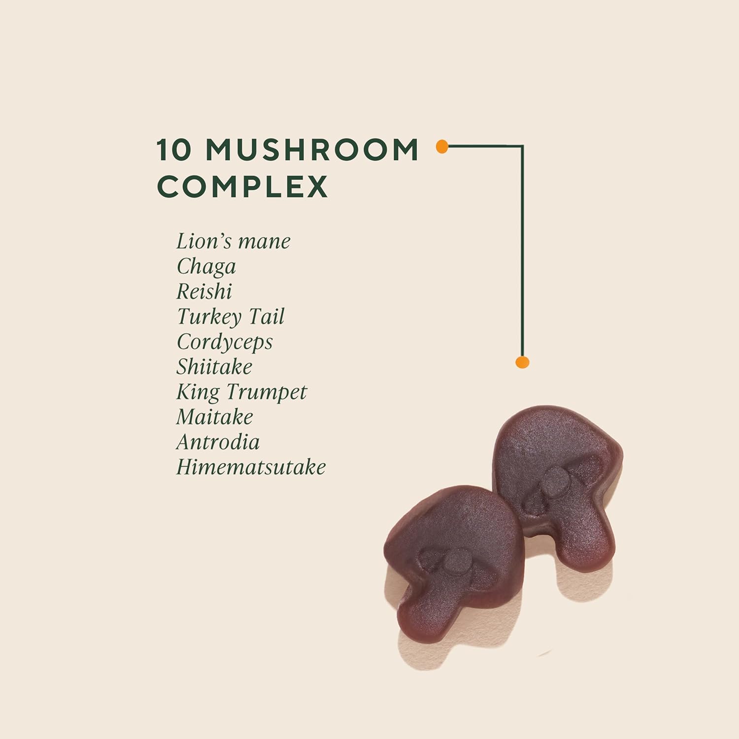 Om Organic Master Blend Mushroom Gummies, 56 Count