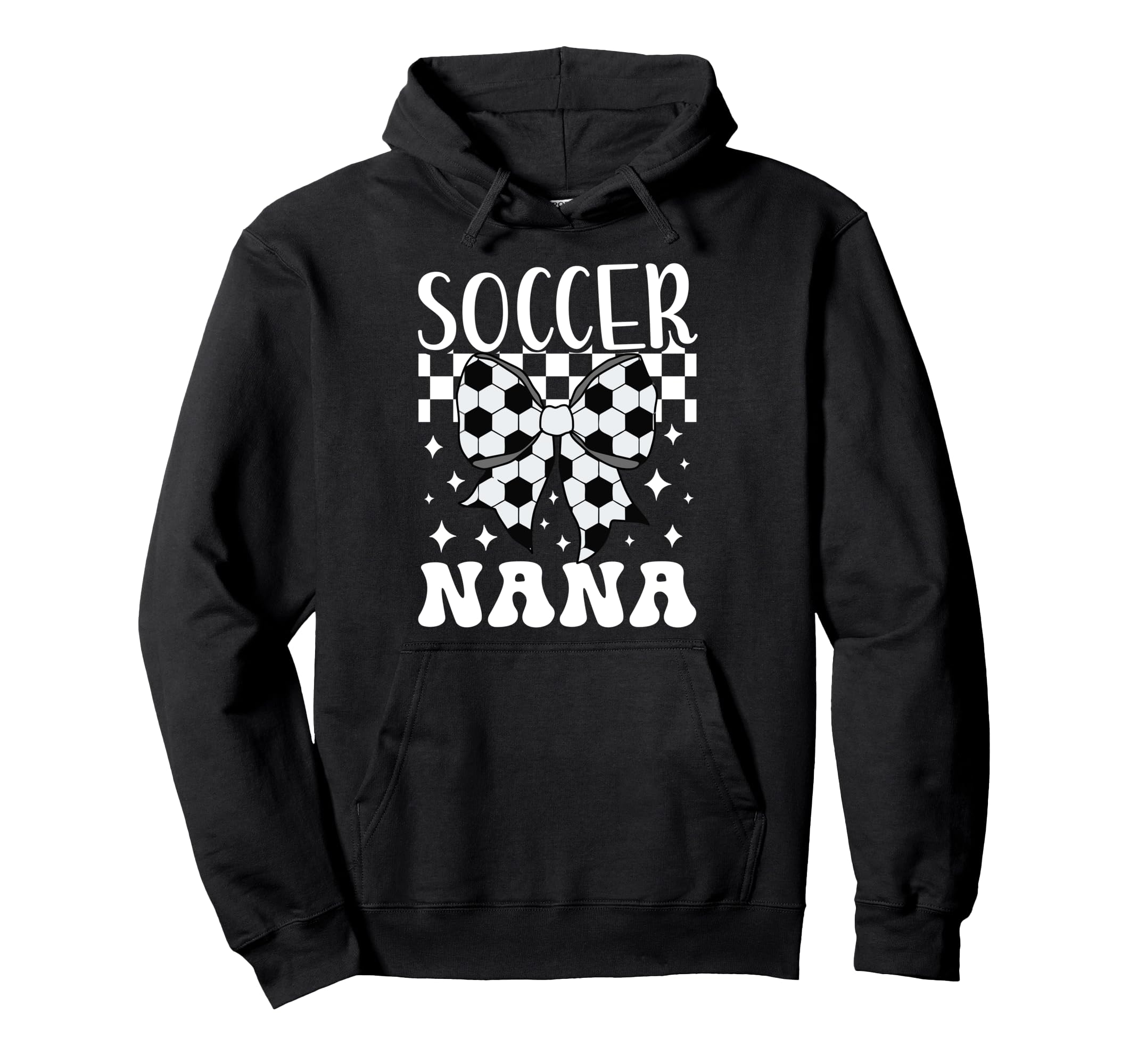 Soccer Nana Coquette Nana Soccer Player Hoodie - Minimalist Print Unisex