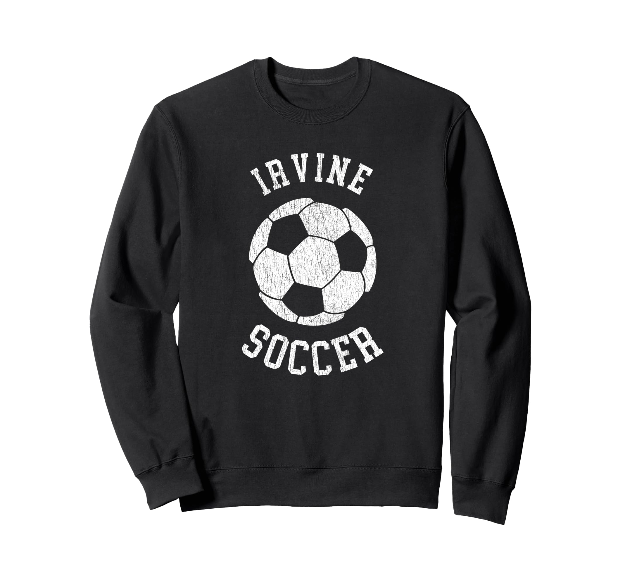 Irvine Soccer Distressed 90S Sweatshirt - Novelty Apparel Men Women