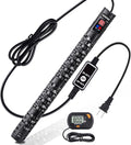 Aquarium Heater Submersible Fish Tank 500W& Turtle Tank Heater with External Adjustment Controller, Included Thermometer, LED Display, Overheat Protection, Detachable Cover, for Saltwater&Freshwater