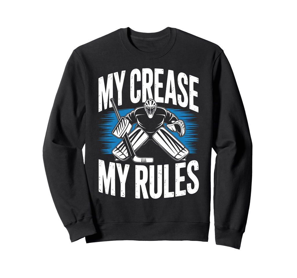 Ice Hockey Goalkeeper Crease Goalie Sweatshirt - Graphic Print Unisex