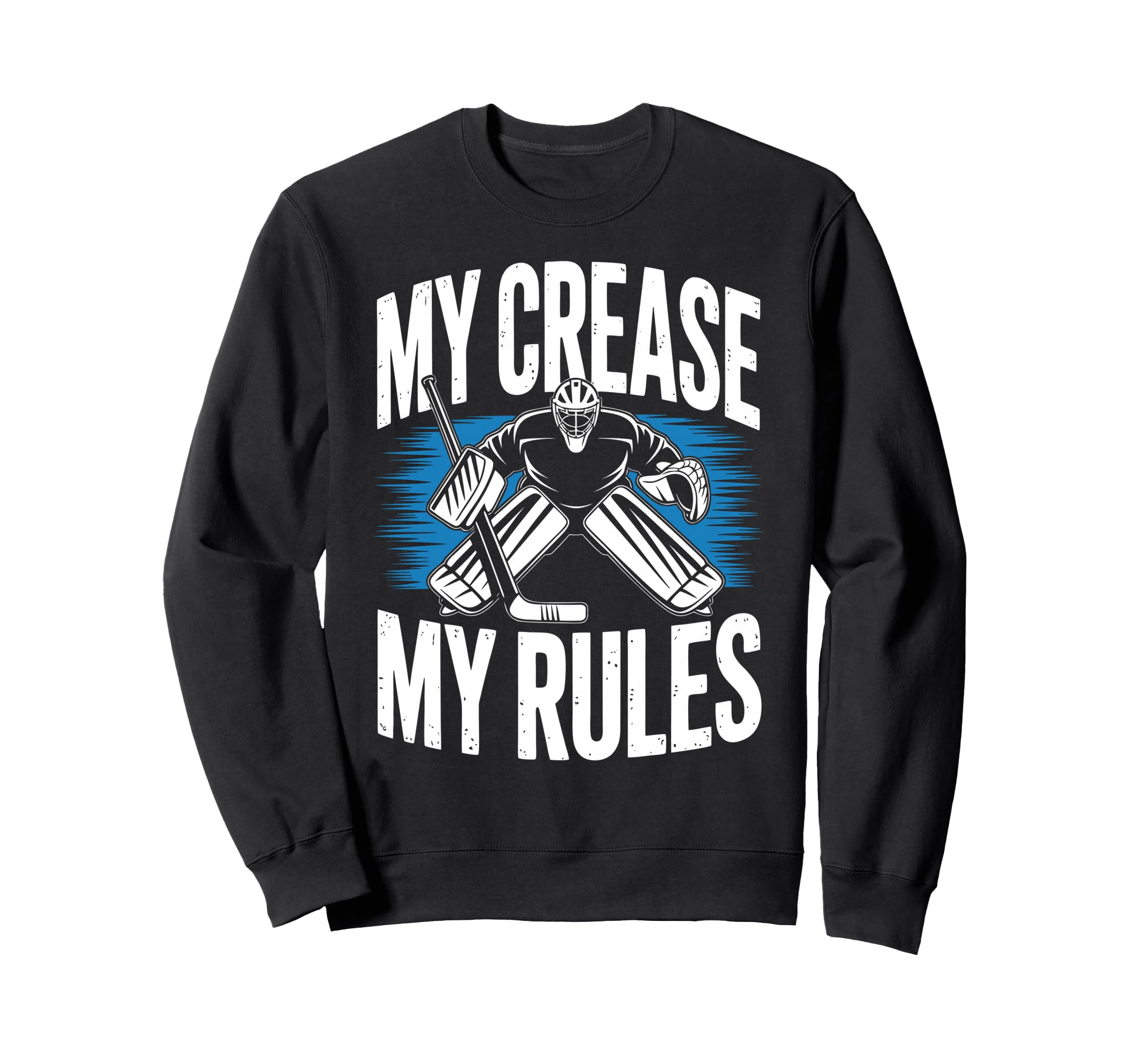 Ice Hockey Goalkeeper Crease Goalie Sweatshirt - Streetwear Style Unisex