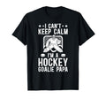 Im Hockey Goalie Papa Ice Hockey T-Shirt - Minimalist Print for Adults